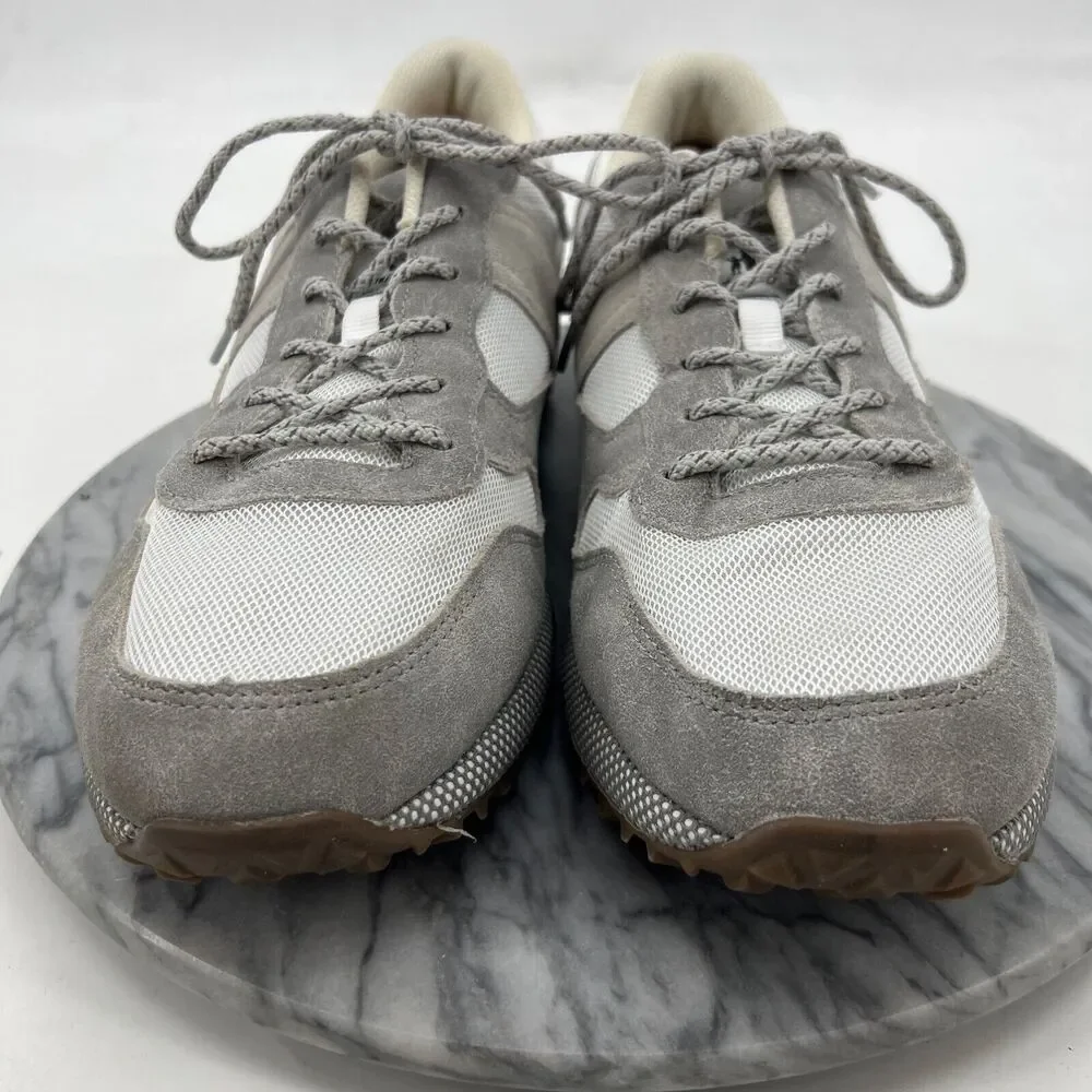 Johnnie-O Mens 12 Shoe Grey Range Runner Athletic Versatile Walking Golf Sneaker